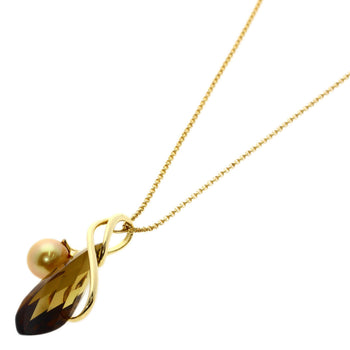 TASAKI   Necklace Pearl Pearl Quartz K18 Yellow
