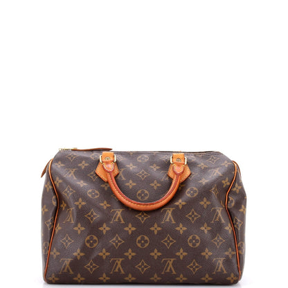 Louis Vuitton Speedy Handbag Monogram Canvas 30