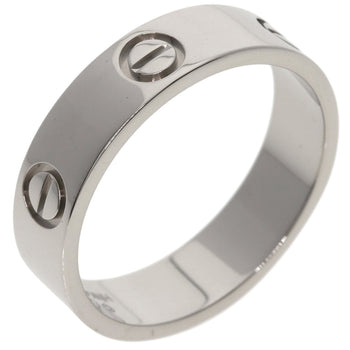 Gold CARTIER love ring #59 Ring K18 White