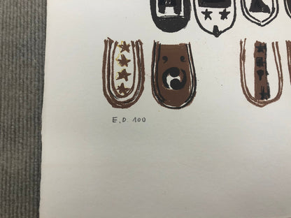 Yukihisa Isobe Crests Series Signed " Lithograph Contemporary