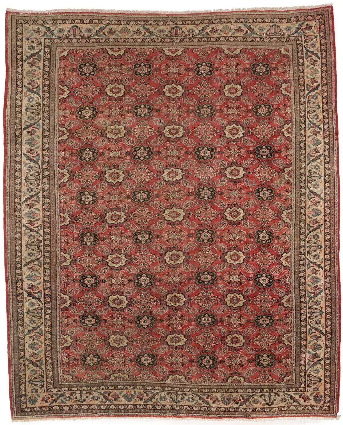 Antique Hand-Knotted Oriental Rug One-Of-A-Kind