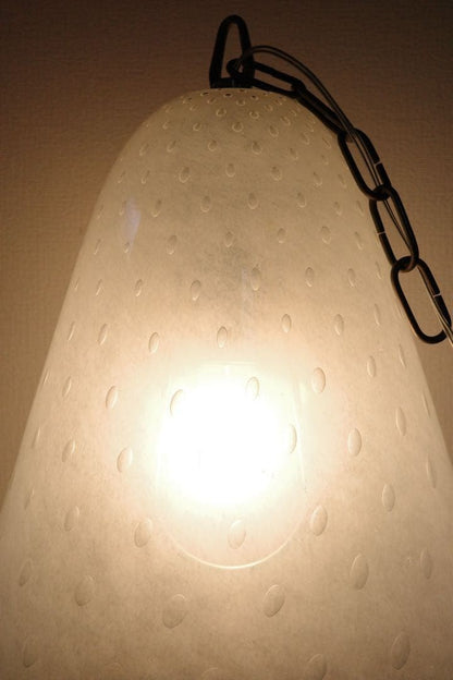 Barovier & Toso Murano Glass Pendant Lamp  1960S-70S Italian Mid-Century Light