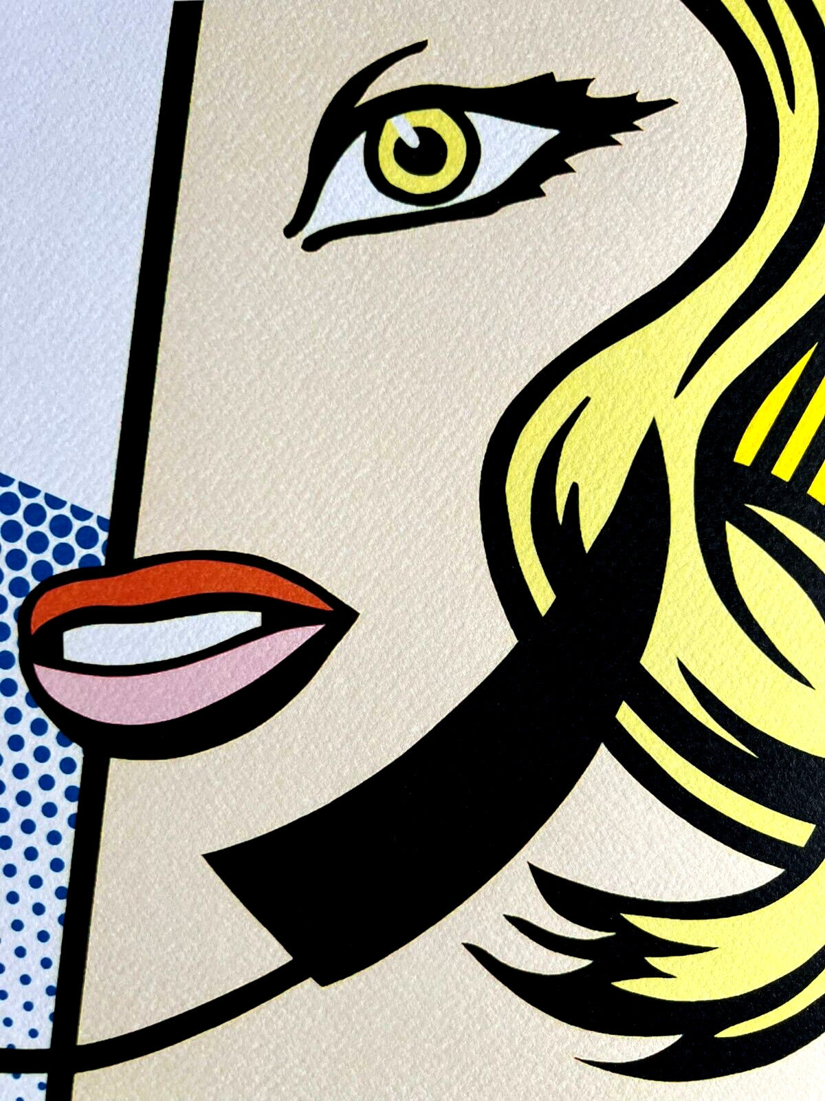 Roy Lichtenstein Lithograph Coa Signed Numbered