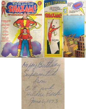 Cc Beck Autographed Shazam King Size Comic Book