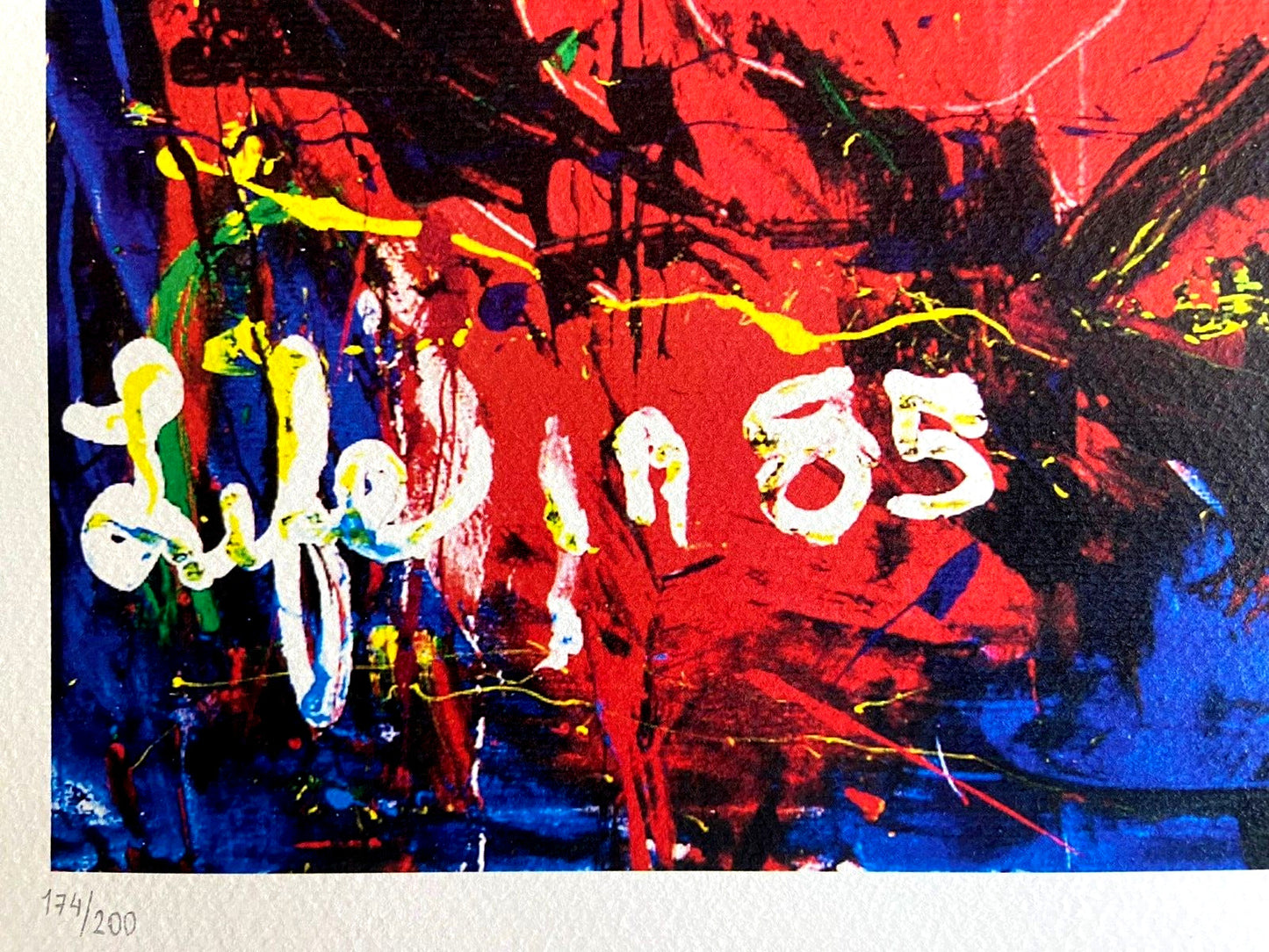 Sylvester Stallone 'Life In 85' Lithograph 200Ex. (Johnny Depp Jim Carrey)