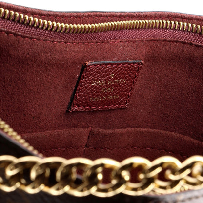 Louis Vuitton Surene Handbag Monogram Canvas With Leather Mm