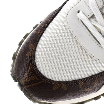 Louis Vuitton Women'S Run Away Sneakers Mesh With Monogram Canvas And Leather