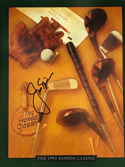 Jack Nicklaus Autographed 1993 Honda Classic Program (Jsa)