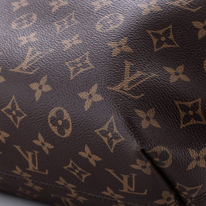 Louis Vuitton Graceful Handbag Monogram Canvas Mm