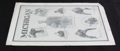 1926 Michigan Vs. Ohio State The Game Scorecard