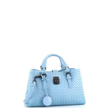 Small Bottega Veneta Roma Bag Intrecciato Nappa