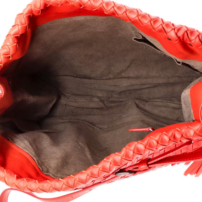 Bottega Veneta Drawstring Tassel Tote Intrecciato Nappa Medium