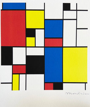 Piet Mondrian Lithograph 1979 Limited Edition 250 Copies