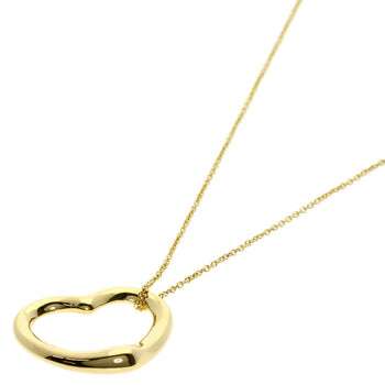 Tiffany&Co.   Necklace Open Heart K18 Yellow Gold
