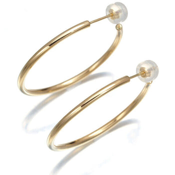 Tiffany&Co. Earrings Hoop 18K 750 Yellow Gold