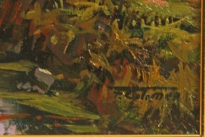 Oil Painting M6 Signed Canvas Landscape Spanish Fermin Colomer Valls