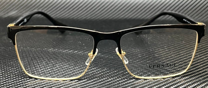 VERSACE VE1285 1443 Black Gold Men's 58 mm Eyeglasses