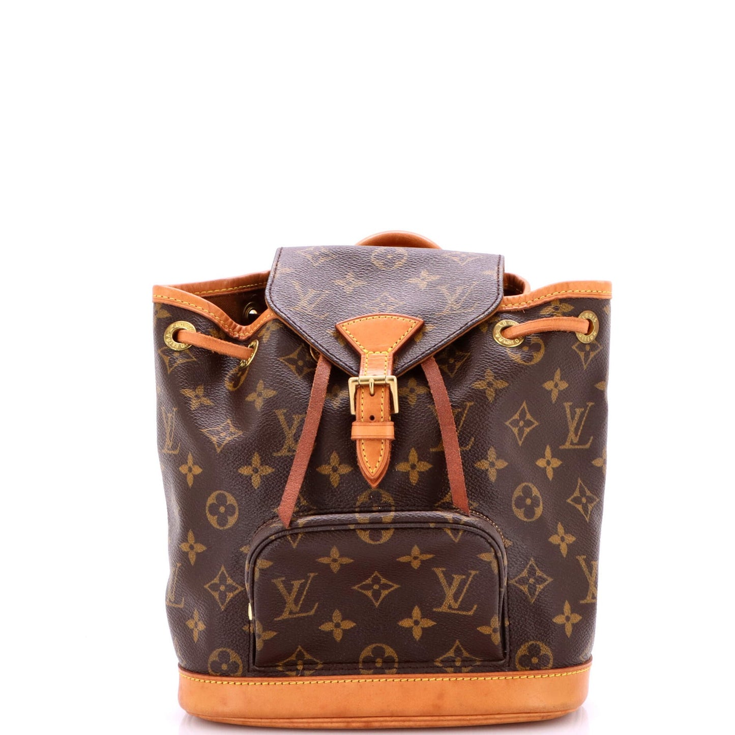 Louis Vuitton Vintage Montsouris Backpack Monogram Canvas Pm