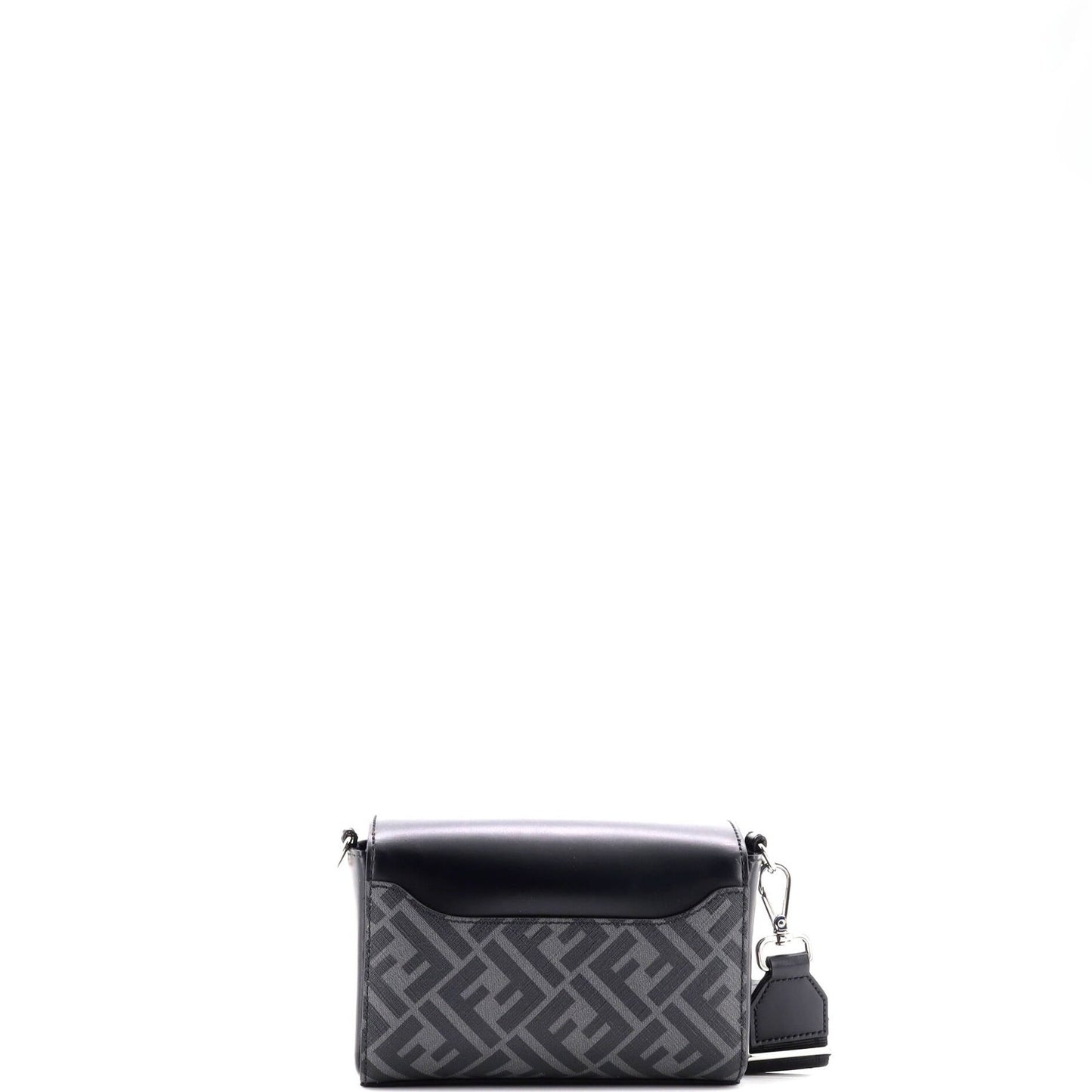 Fendi Ff Squared Compact Bag Zucca Coated Canvas And Leather