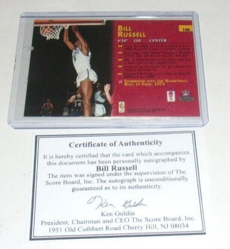 Bill Russell Boston Celtics,Hof,11X Champs