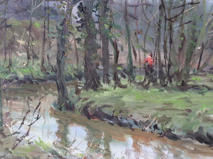 Jean Kevorkian Original Oil Painting On Canvas Signed Framed Impressionism Art