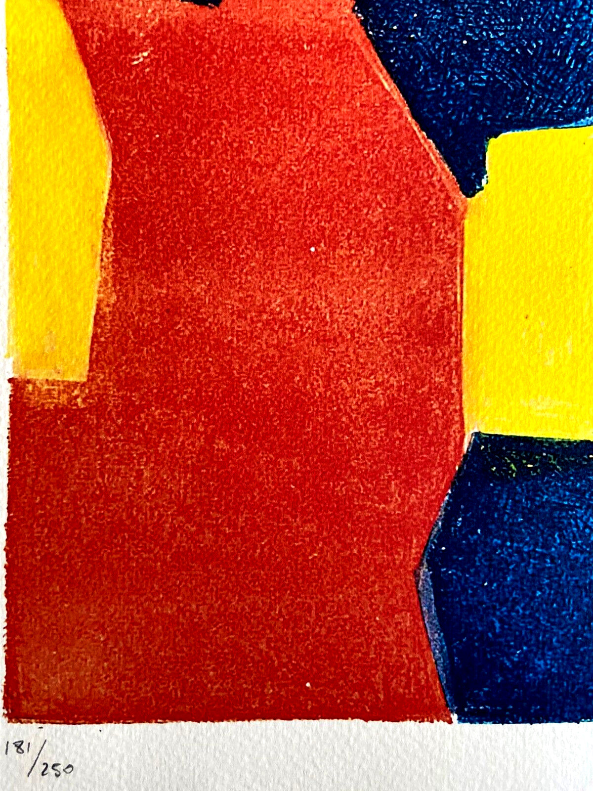 Serge Poliakoff Lithograph Moma Coa Signed Op Numbered By Hand 250