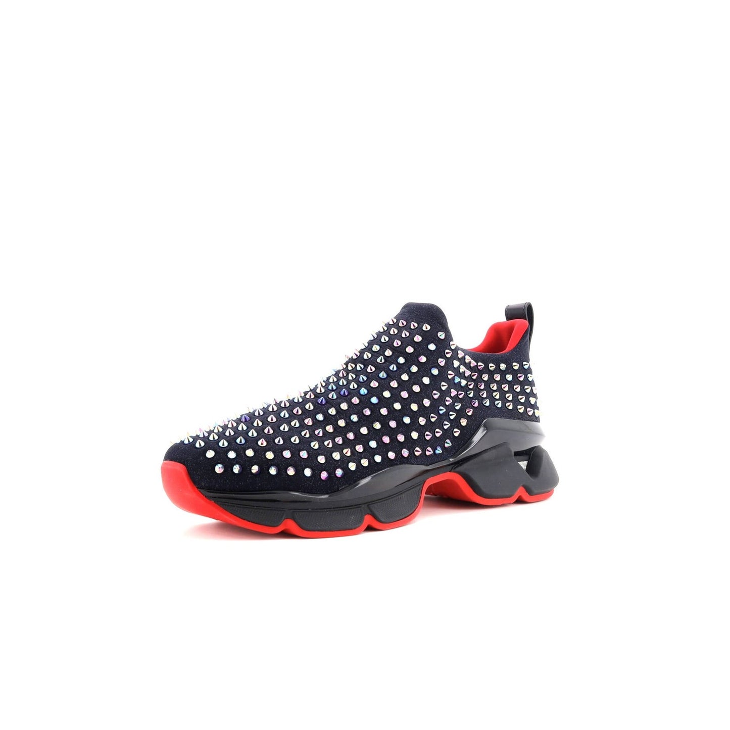 Christian Louboutin Men'S Spike Sock Sneakers Spiked Neoprene