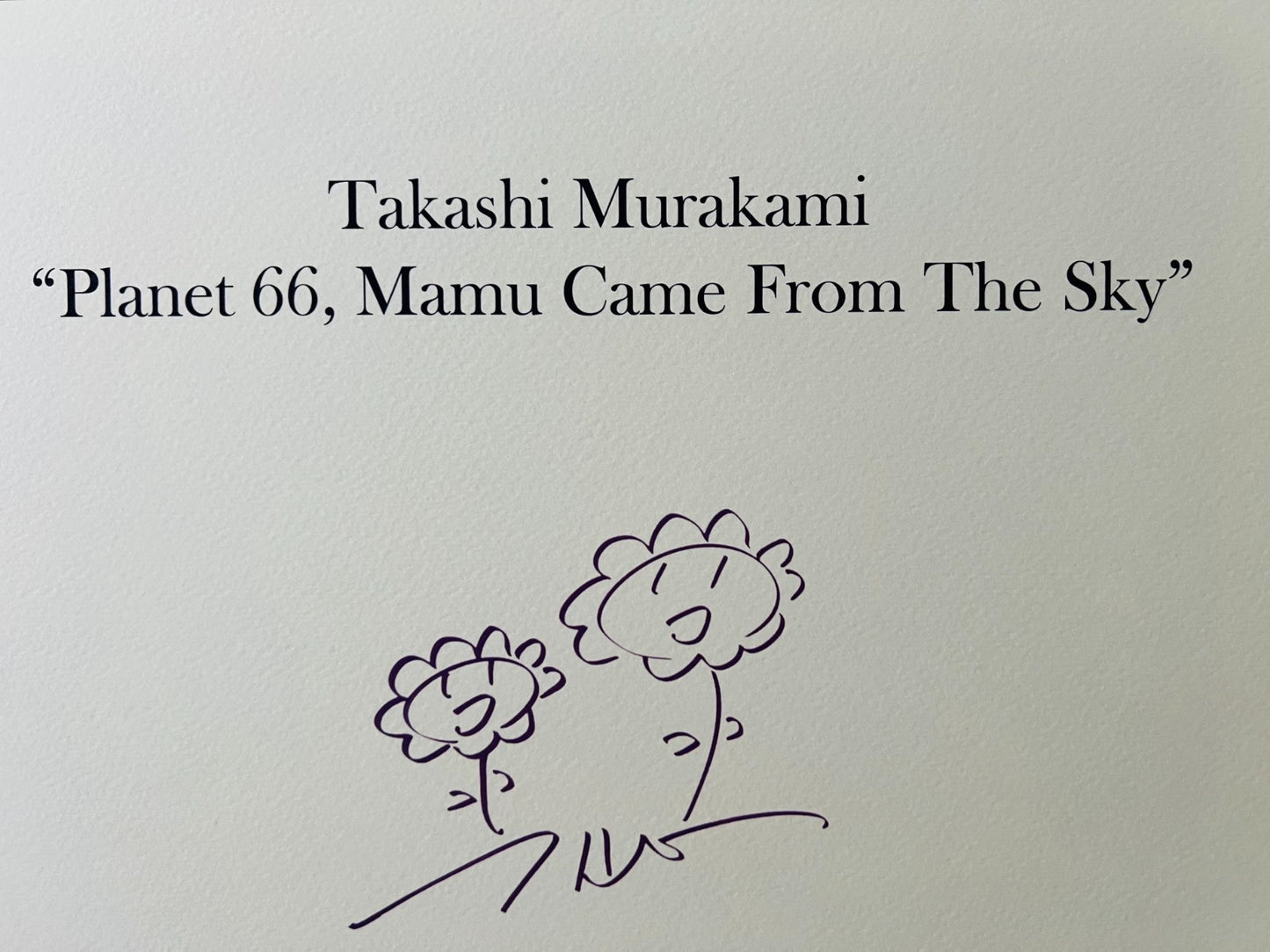 Takashi Murakami Lithograph Mori Art Museum: Coa Numbered Limited