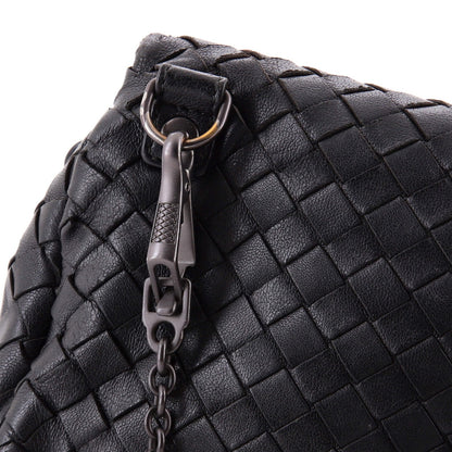 Bottega Veneta Expandable Chain Crossbody Bag Intrecciato Nappa Small