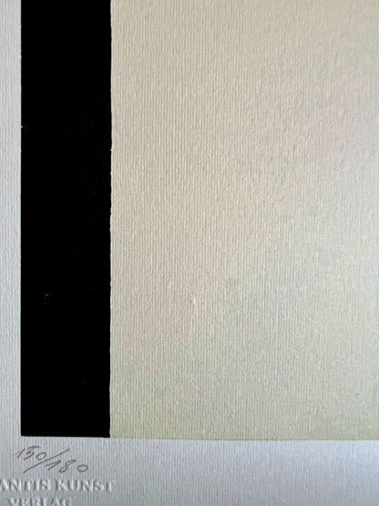 Eduardo Chillida Lithograph Coa Signed Numbered