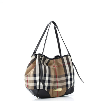 Burberry Canterbury Tote House Check Canvas Small