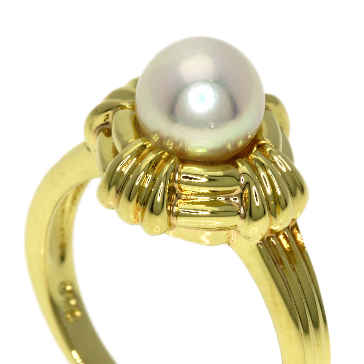 Tiffany&Co.   Ring Akoya Pearl Pearl K18 Yellow