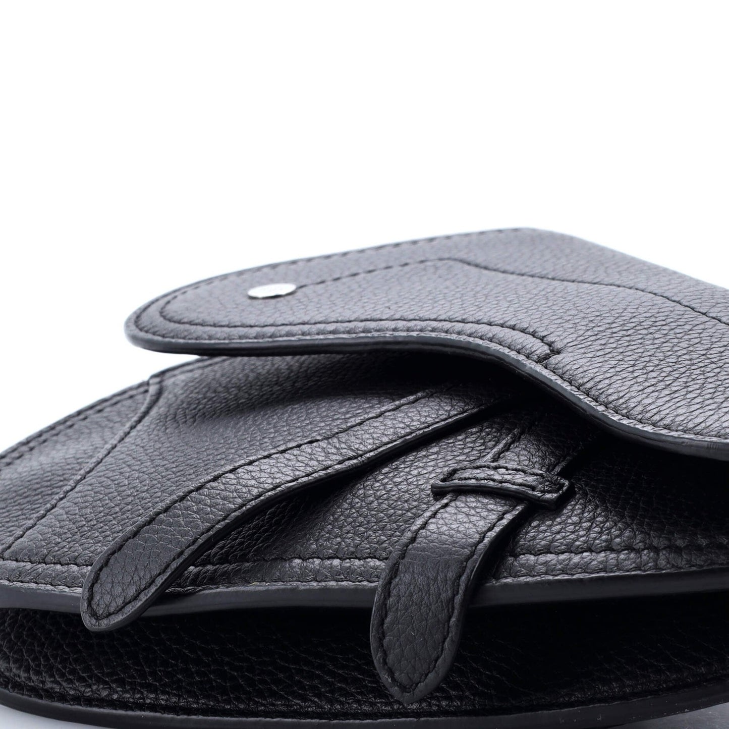 Christian Dior Saddle Belt Bag Leather Mini