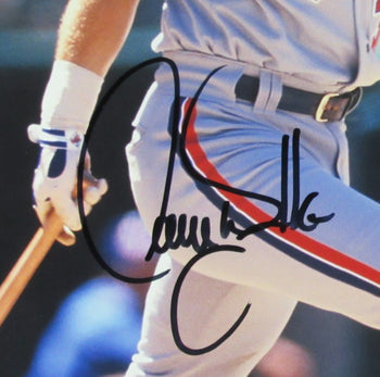 Larry Walker Hof Autographed 11X14 Photo Montreal