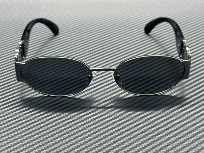 Men's Mirror Sunglasses Gunmetal Grey 56 mm Silver Ve2299