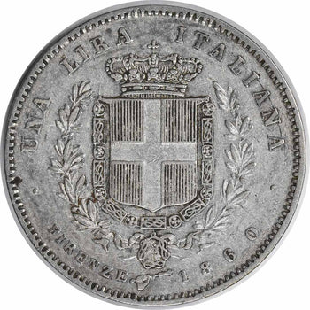 1860 Gori/Firenze Italian States - Emilia 1 Lira