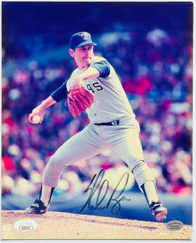 Nolan Ryan Autographed Texas Rangers 8X10