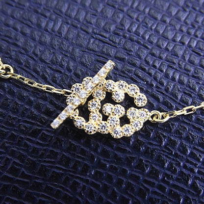 Gucci Double G Diamond Bracelet In Yellow Gold 750Yg