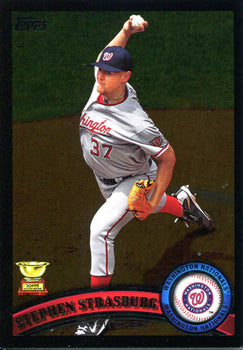 Card Stephen Strasburg Unsigned 2011 Topps Black
