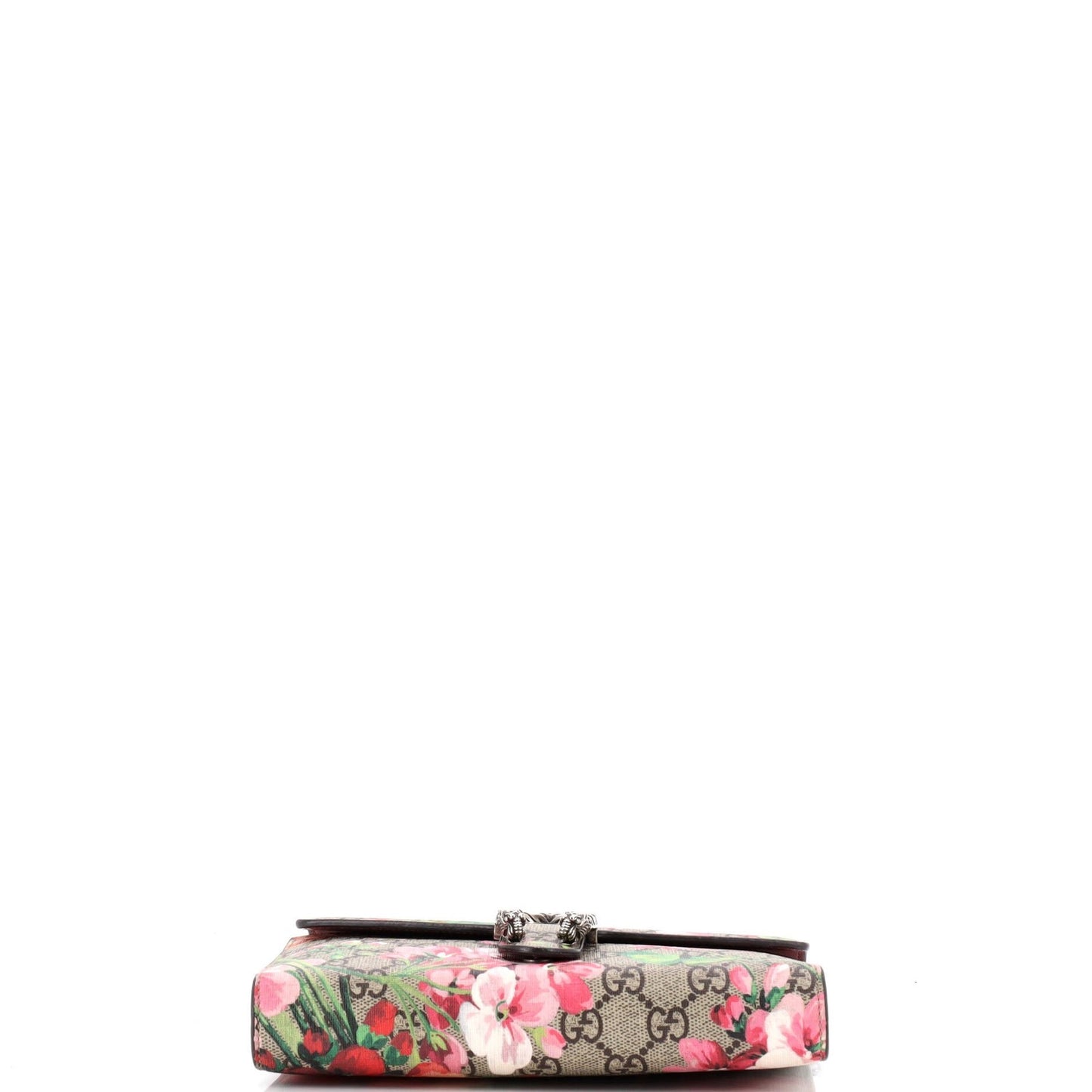 Gucci Dionysus Chain Wallet Blooms Print Gg Coated Canvas Small