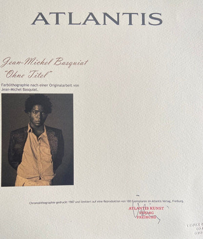 Jean-Michel Basquiat Lithograph Coa Signed Numbered By Hand