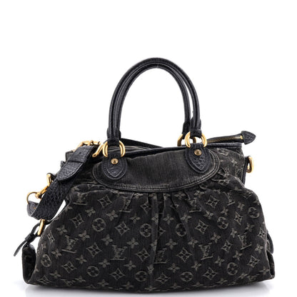 Louis Vuitton Neo Cabby Handbag Denim Mm