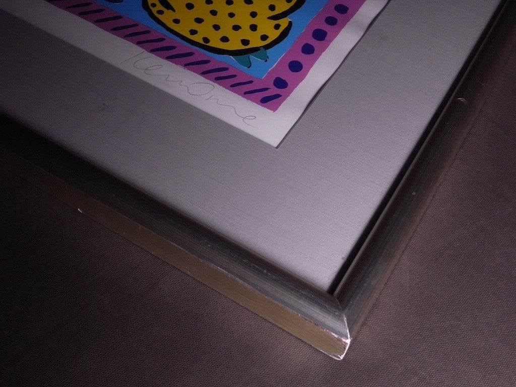 Ken Done "Two Black Fish" Hand Signed Serigraph 23/200 Large Framed Vibrant