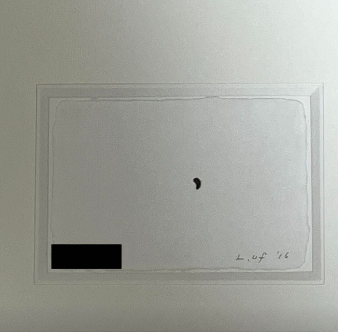 Lee Ufan Dry Point From the Point 2016 works limited to 250 pieces