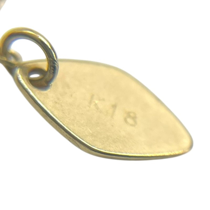 Agete Diamond Necklace K18Yg