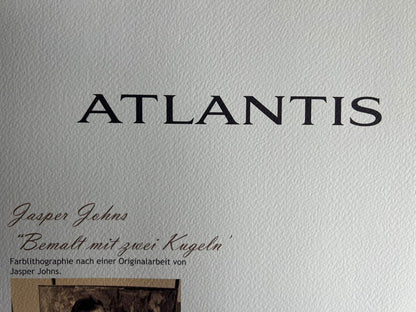 Jasper Johns Lithograph Coa Signed In Pen Numbered In Pencil Limited 180Ex