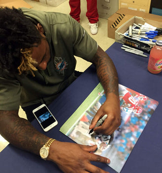 Jarvis Landry Autographed Dolphins 11X14 Photo (Jsa)