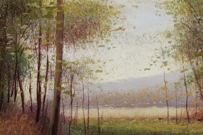 Daz De Cereo Early Spring By The Water Original Oil Painting Spain Signed