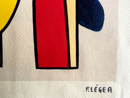 Fernand Lger Lithograph 1942 Coa Signed Cataloged Limited