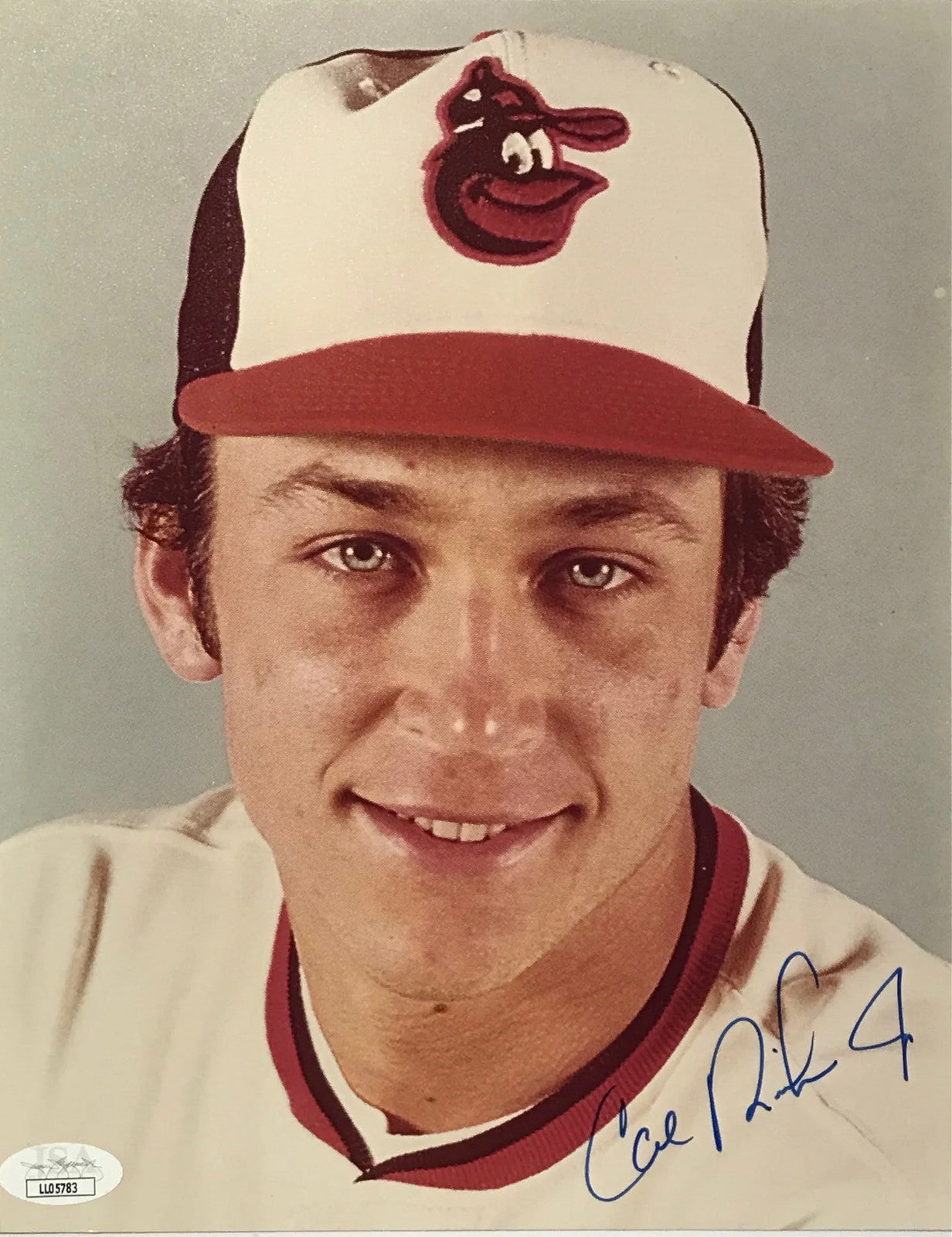 Cal Ripken Jr. Autographed 8X10 Baseball Photo (Jsa)